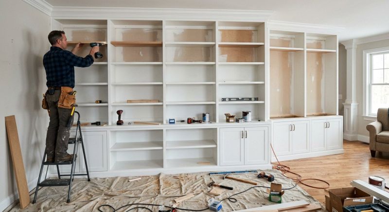 Bookcase Installation in Frederick, MD